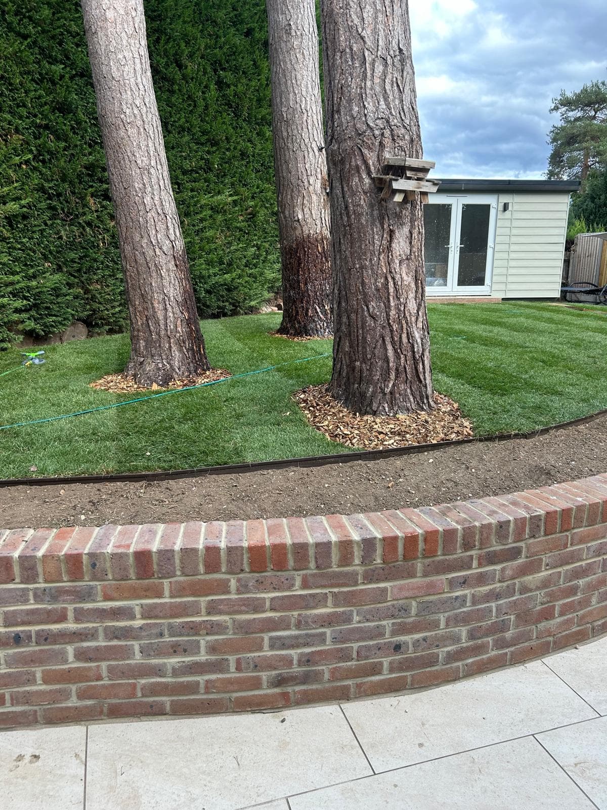 New turf and shrubs in Sandhurst in Sandhurst